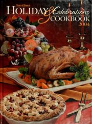 Cover of: Holiday & celebrations cookbook, 2004