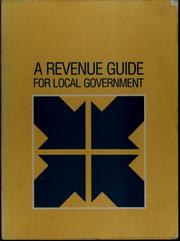 Cover of: A revenue guide for local government
