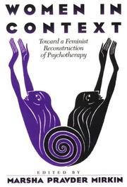 Cover of: Women in Context: Toward a Feminist Reconstruction of Psychotherapy