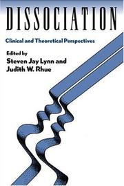 Cover of: Dissociation: Clinical and Theoretical Perspectives