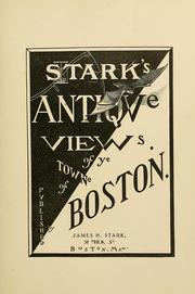 Cover of: Stark's antique views of ye towne of Boston.