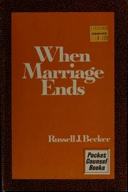 Cover of: When marriage ends
