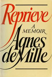 Cover of: Reprieve by Agnes De Mille