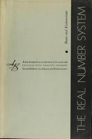 Cover of: The real number system by Grace E. Bates