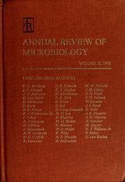 Cover of: Annual Review Of Microbiology V. 52