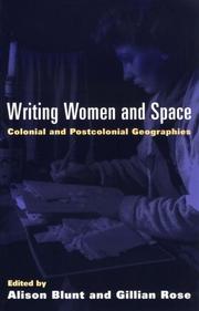Cover of: Writing women and space by edited by Alison Blunt, Gillian Rose.