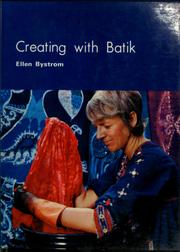Cover of: Creating with batik