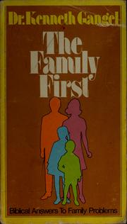 Cover of: The family first
