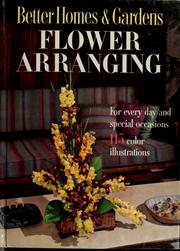 Cover of: Flower arranging for every day and special occasions