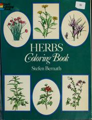 Cover of: Herbs coloring book
