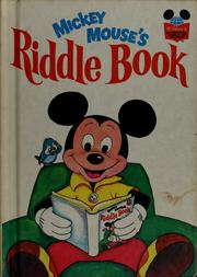 Cover of: Mickey Mouse's riddle book. by 