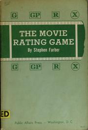 Cover of: The movie rating game.