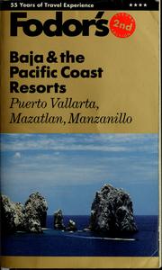 Fodor's Baja & the Pacific Coast resorts by Maribeth Mellin