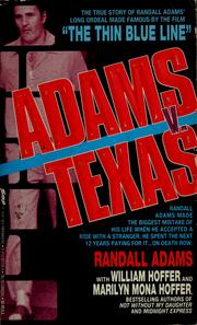 Adams v. Texas by Randall Dale Adams