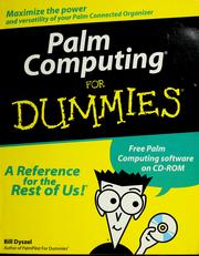 Cover of: Palm computing for dummies