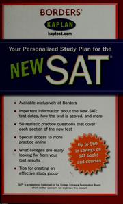 Cover of: Your Personalized Plan for the New SAT