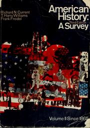 Cover of: American history: a survey
