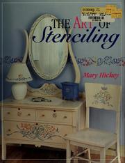 Cover of: The art of stenciling