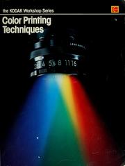 Cover of: Color printing techniques