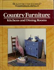 Cover of: Country furniture: kitchens and dining rooms