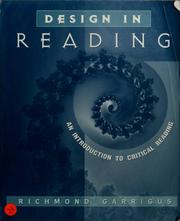 Cover of: Design in reading