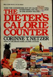 Cover of: The dieter's calorie counter