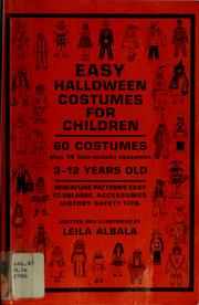 Cover of: Easy Halloween costumes for children