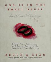 Cover of: God is in the small stuff for your marriage