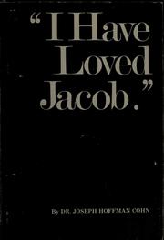 Cover of: I have loved Jacob