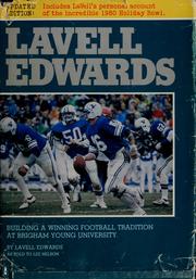 Cover of: LaVell Edwards: building a winning football tradition at Brigham Young University