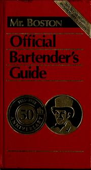 Cover of: Mr. Boston official bartender's guide