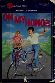 Cover of: On my honor by Marion Dane Bauer