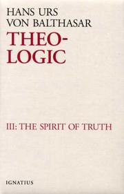Theo-Logic by Hans Urs von Balthasar