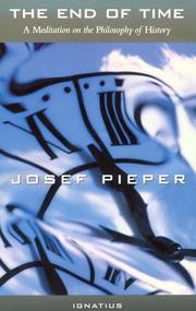 Cover of: The end of time by Josef Pieper