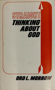 Cover of: Straight thinking about God