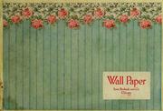 Cover of: Wall paper