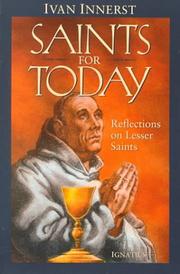 Cover of: Saints for Today: Reflections on Lesser Saints