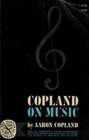 Cover of: Copland on music.