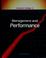 Cover of: Management and performance