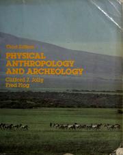 Cover of: Physical anthropology and archeology