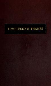 Cover of: Tombleson's panoramic map of the Thames and Medway by William Tombleson