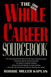Cover of: The whole career sourcebook