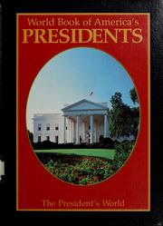 Cover of: World book of America's presidents