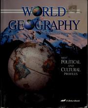 Cover of: World geography in Christian perspective
