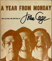 Cover of: A year from Monday by Cage, John., John Cage