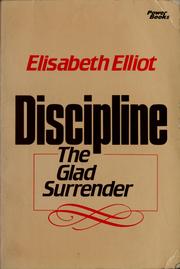 Cover of: Discipline, the glad surrender