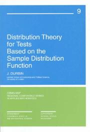 Distribution theory for tests based on the sample distribution function