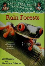 Cover of: Rain forests: a nonfiction companion to magic tree house #6, Afternoon on the Amazon