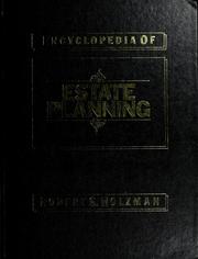 Cover of: Encyclopedia of estate planning