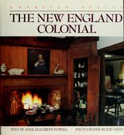 Cover of: The New England Colonial